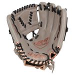 Rawlings R9 Series ContoUR 11.5" Fastpitch Softball Glove Gray