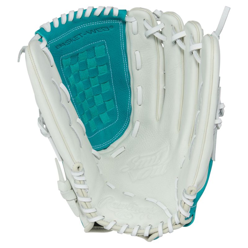 Rawlings Shut Out 13" Fastpitch Softball Glove White / Teal