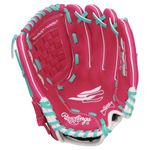 Rawlings Sure Catch 10.5' Softball Glove - Kids' Pink / Mint