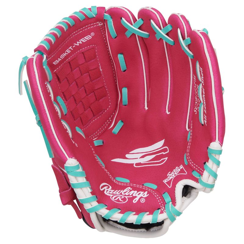 Rawlings Sure Catch 10.5' Softball Glove - Kids' Pink / Mint