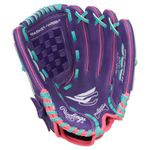 Rawlings Sure Catch 11.5' Softball Glove - Kids' Purple / Pink / Mint