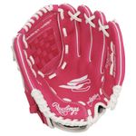 Rawlings Sure Catch 10' Softball Glove - Kids' Pink / White