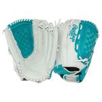 Rawlings Shut Out 13" Fastpitch Softball Glove White / Teal