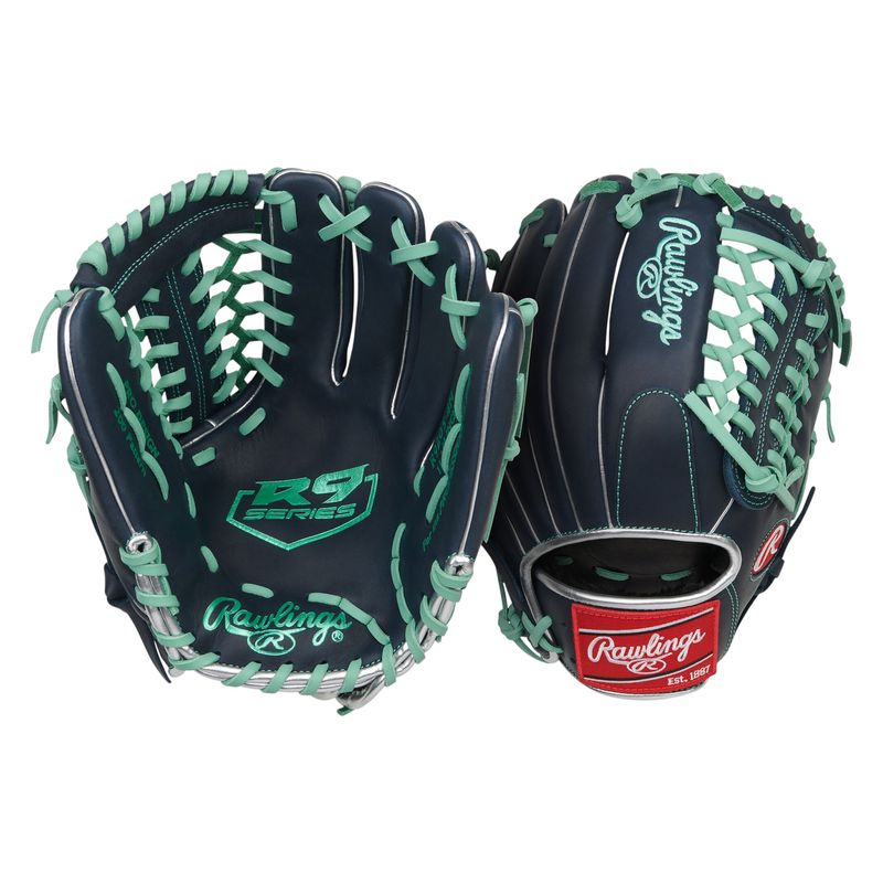 Rawlings R9 Series 11.75" Baseball Glove Navy / Mint