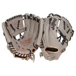 Rawlings R9 Series ContoUR 11.5" Fastpitch Softball Glove Gray