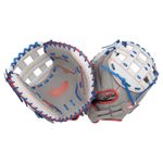 Rawlings Liberty Advanced 33" Fastpitch Softball Catcher Mitt Gray / White / Royal