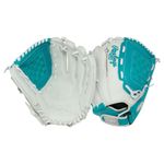 Rawlings Shut Out 12" Fastpitch Softball Glove White / Teal