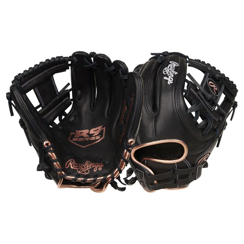 Rawlings R9 Series 11.75" Infield Fastpitch Softball Glove Black