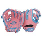 Rawlings NXT Series 11.5" Infield Baseball Glove Pink / Columbia Blue