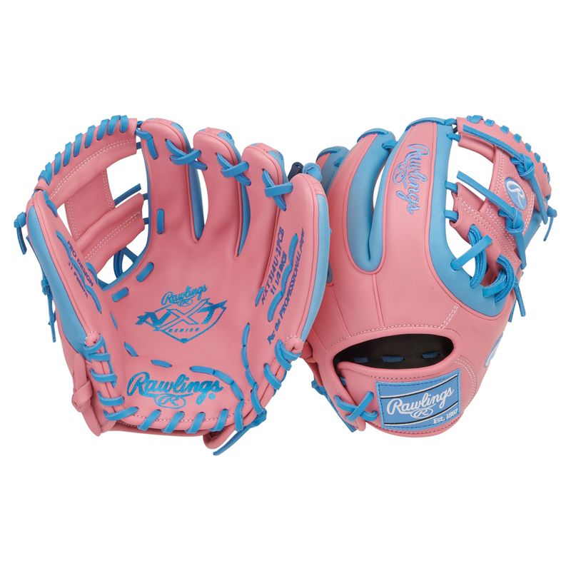 Rawlings NXT Series 11.5" Infield Baseball Glove Pink / Columbia Blue