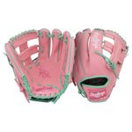 Rawlings Heart of The Hide Pink 11.75" Infield Baseball Glove Pink / Mint