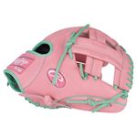 Rawlings Heart of The Hide Pink 11.75" Infield Baseball Glove Pink / Mint