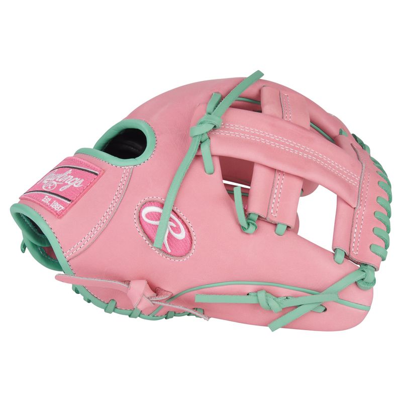 Rawlings Heart of The Hide Pink 11.75" Infield Baseball Glove Pink / Mint