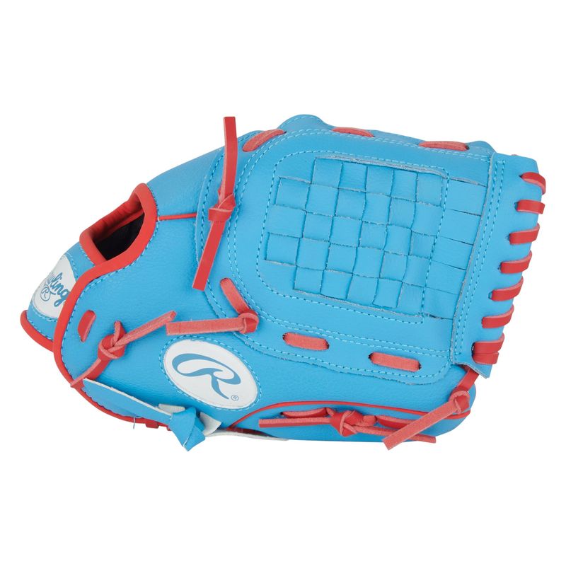 Rawlings Player Series 10.5" Baseball Glove Columbia Blue / Scarlet