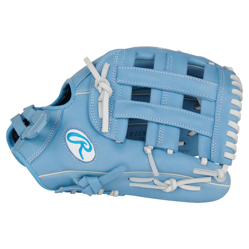 Rawlings R9 Series 12" Infield Fastpitch Softball Glove Columbia Blue