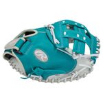 Rawlings Shut Out 31.5" Fastpitch Softball Catcher Mitt White / Teal