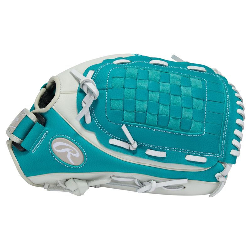 Rawlings Shut Out 13" Fastpitch Softball Glove White / Teal