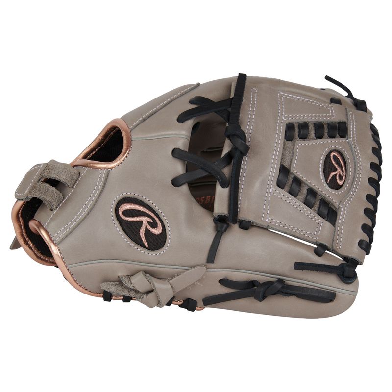 Rawlings R9 Series ContoUR 11.5" Fastpitch Softball Glove Gray