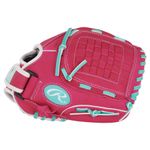 Rawlings Sure Catch 10.5' Softball Glove - Kids' Pink / Mint