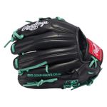 Rawlings R9 ContoUR 11" Infield Baseball Glove Black / Mint