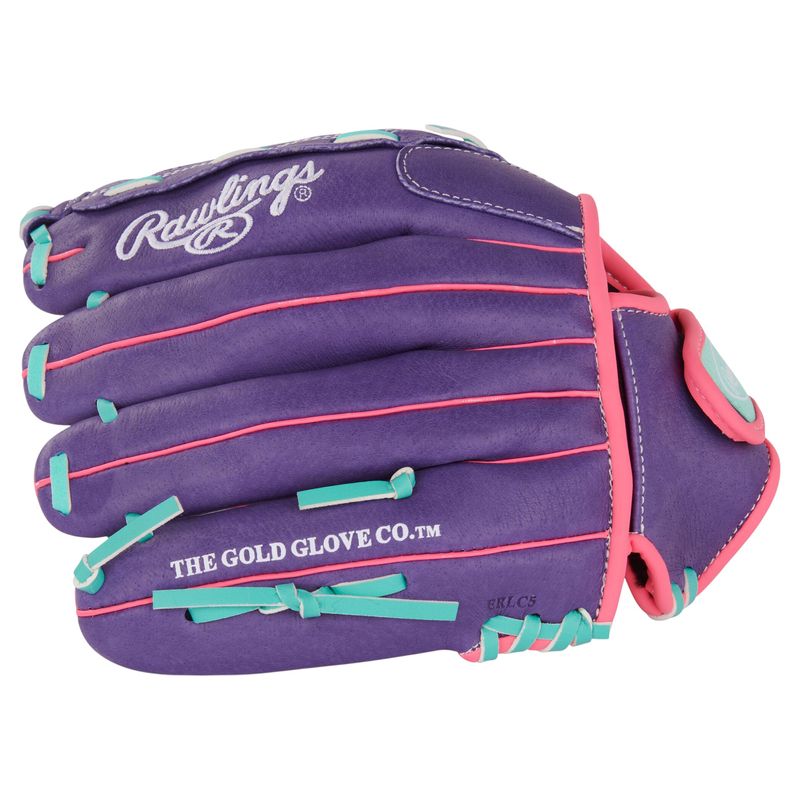 Rawlings Sure Catch 11.5' Softball Glove - Kids' Purple / Pink / Mint