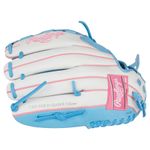 Rawlings Liberty Advanced 12.5" Fastpitch Softball Glove White / Columbia Blue