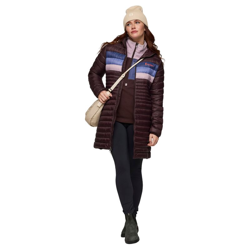 Cotopaxi Fuego Down Parka - Women's Coffee Stripes