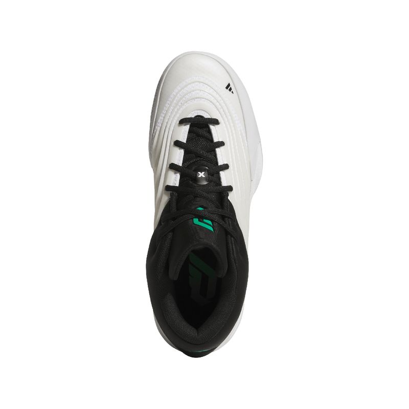 adidas DAME X Basketball Shoe - Men's Zero Metallic / Core Black / Court Green