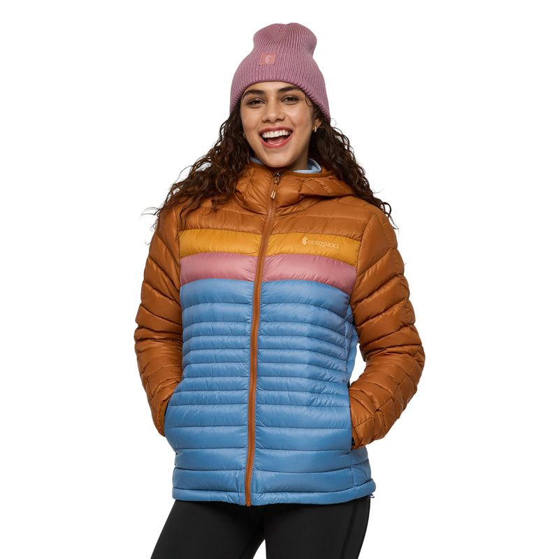 Cotopaxi Fuego Down Hooded Jacket - Women's Sienna / Fjord