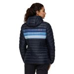 Cotopaxi Fuego Down Hooded Jacket - Women's Carbon Stripes