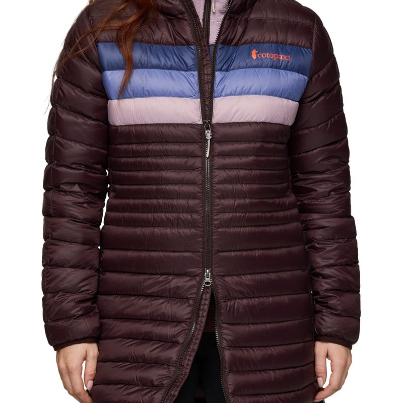 Cotopaxi Fuego Down Parka - Women's Coffee Stripes