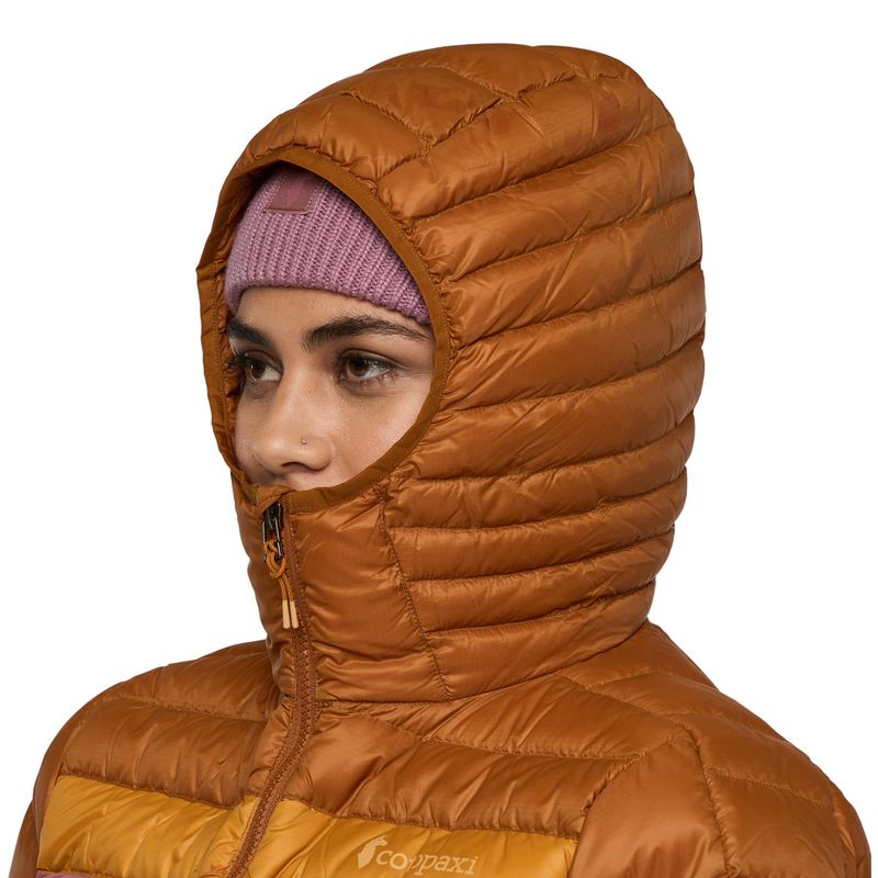 Cotopaxi Fuego Down Hooded Jacket - Women's Sienna / Fjord