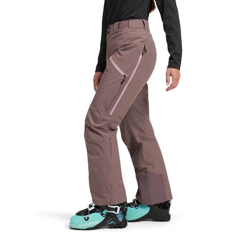 Black Diamond Recon Stretch Insulated Pant - Women's Dark Mauve
