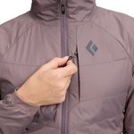 Black Diamond Solution 1.0 Hoodie- Women's Dark Mauve
