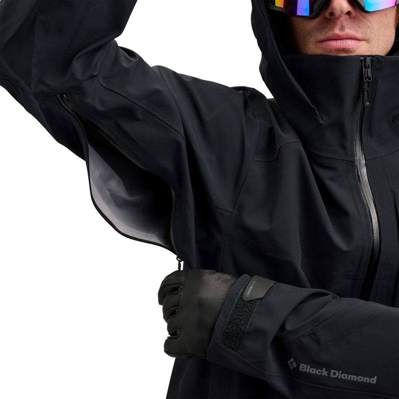 BDEQUI M RECON STRETCH SHELL JACKET Black