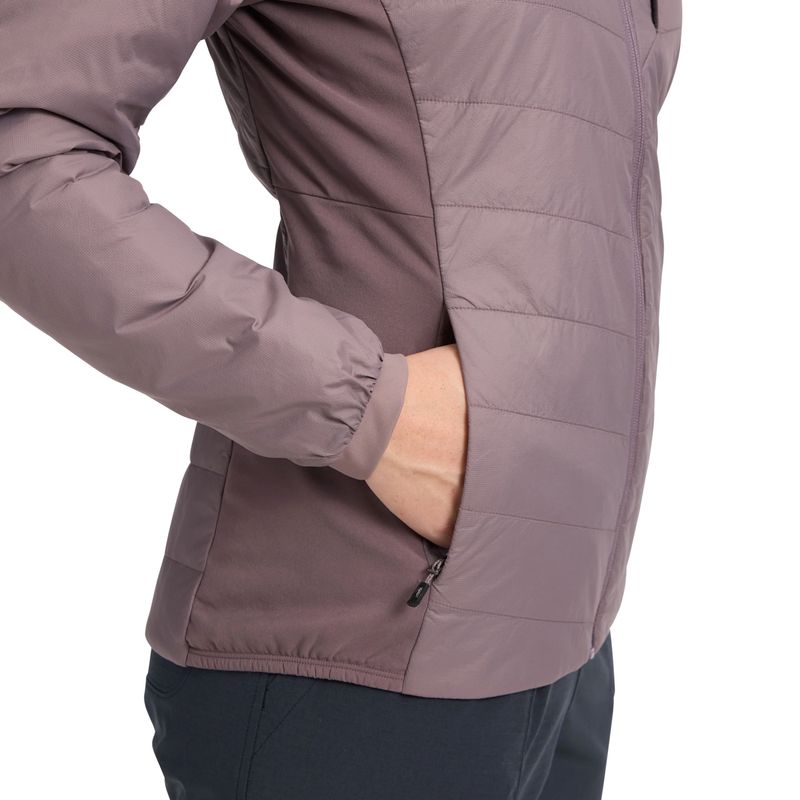 Black Diamond Solution 1.0 Hoodie- Women's Dark Mauve