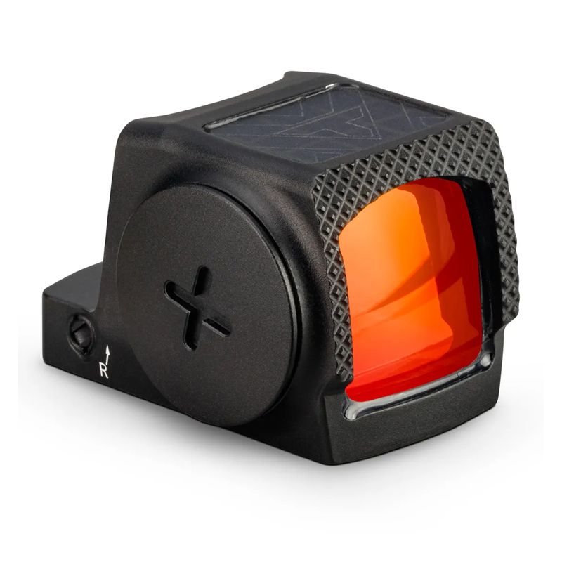 VORTEX DEFENDER-ST ENCLOSED SOLAR RED DOT Black