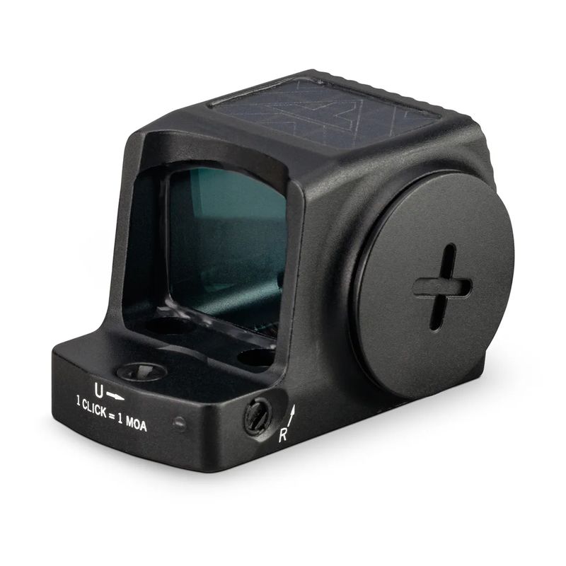 VORTEX DEFENDER-ST ENCLOSED SOLAR RED DOT Black