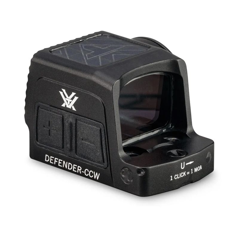 VORTEX DEFENDER-CCW ENCLOSED SOLAR RED DOT Black