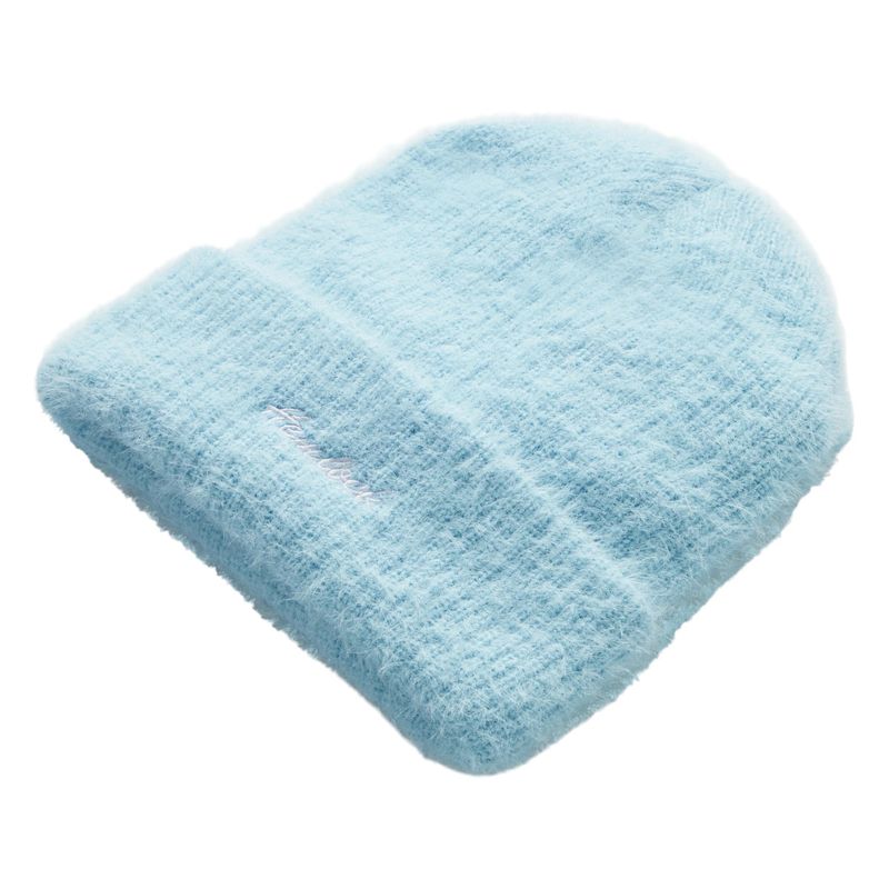 Hemlock Ivy Fuzzy Beanie - Infant Glacier Blue