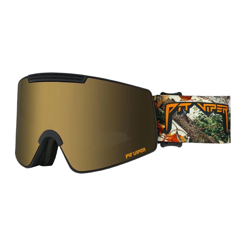 Pit Viper The Actualbush Proform Snow Goggles Gold Revo / Cat 1 Yellow Snow