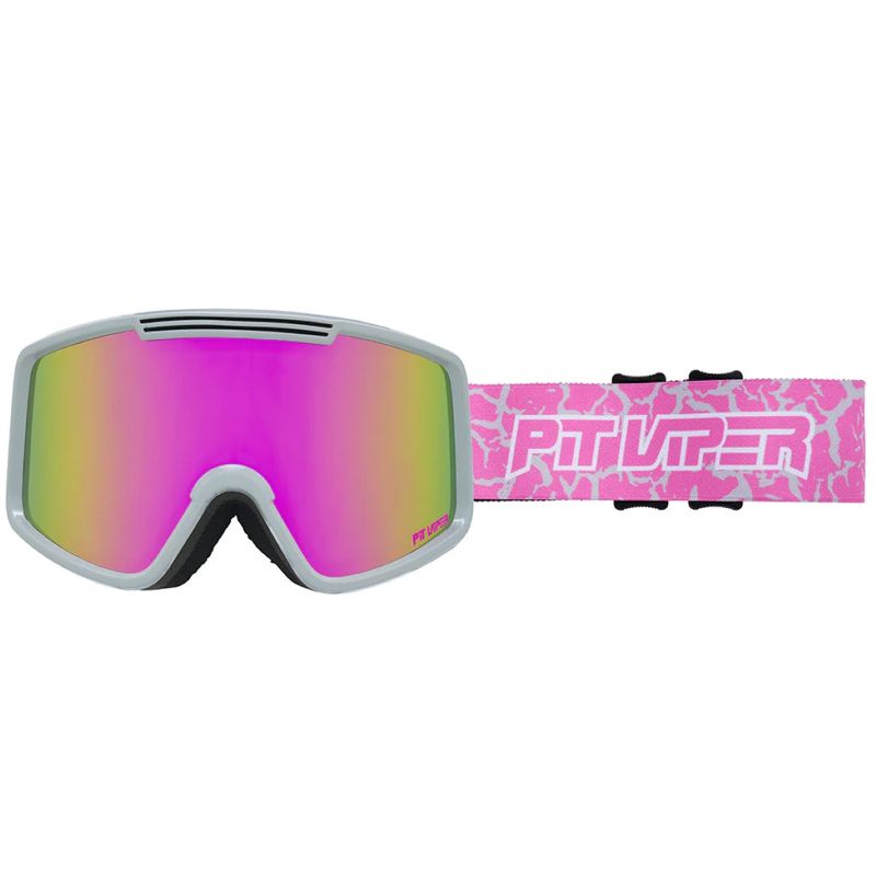 Pit Viper The Greybird French Fry Snow Goggles - Small Pink Revo