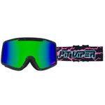 Pit Viper The Midnight French Fry Snow Goggles - Large Blue / Green Revo
