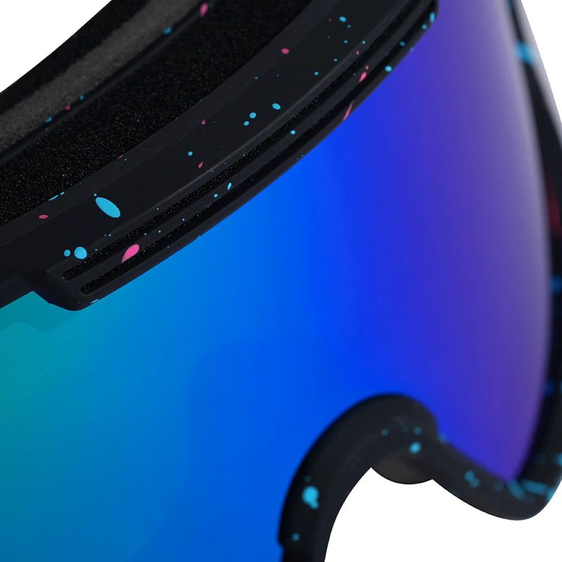 Pit Viper The Midnight French Fry Snow Goggles - Large Blue / Green Revo