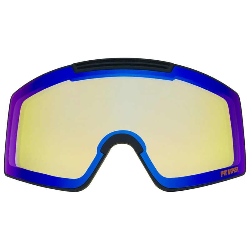 Pit Viper The Actualbush Proform Snow Goggles Gold Revo / Cat 1 Yellow Snow