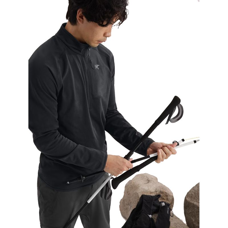 Arc'teryx Delta 1/2 Zip Pullover - Men's Black