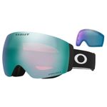 Oakley Flight Deck Pro M Snow Goggle Matte Black / Prizm Sapphire Iridium + Prizm Iced Iridium