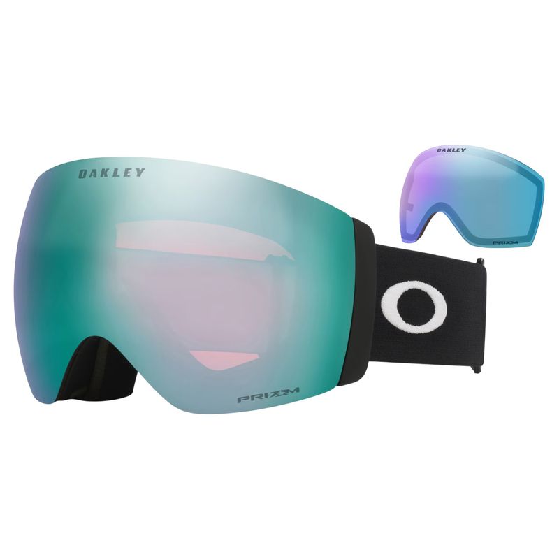 Oakley Flight Deck Pro L Snow Goggle Matte Black / Prizm Sapphire Iridium + Prizm Iced Iridium