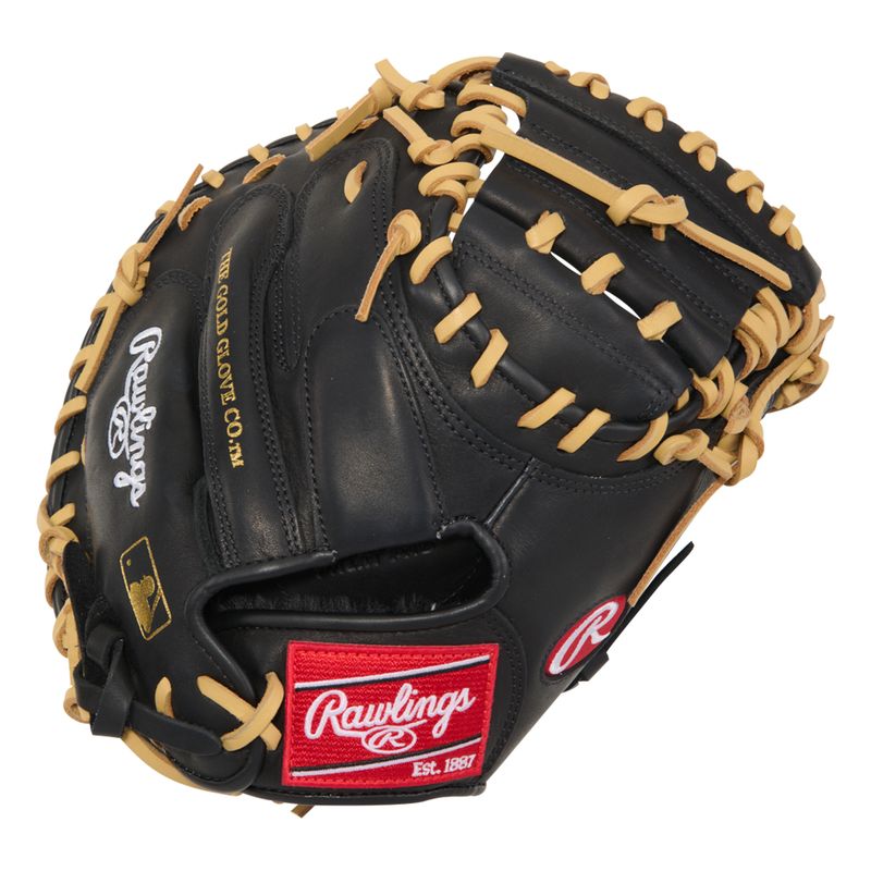 Rawlings R9 ContoUR 32" Baseball Catcher Mitt Black / Camel