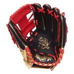 Rawlings Heart of Hide June 2025 RGGC Baseball Glove Black / Red / Gold